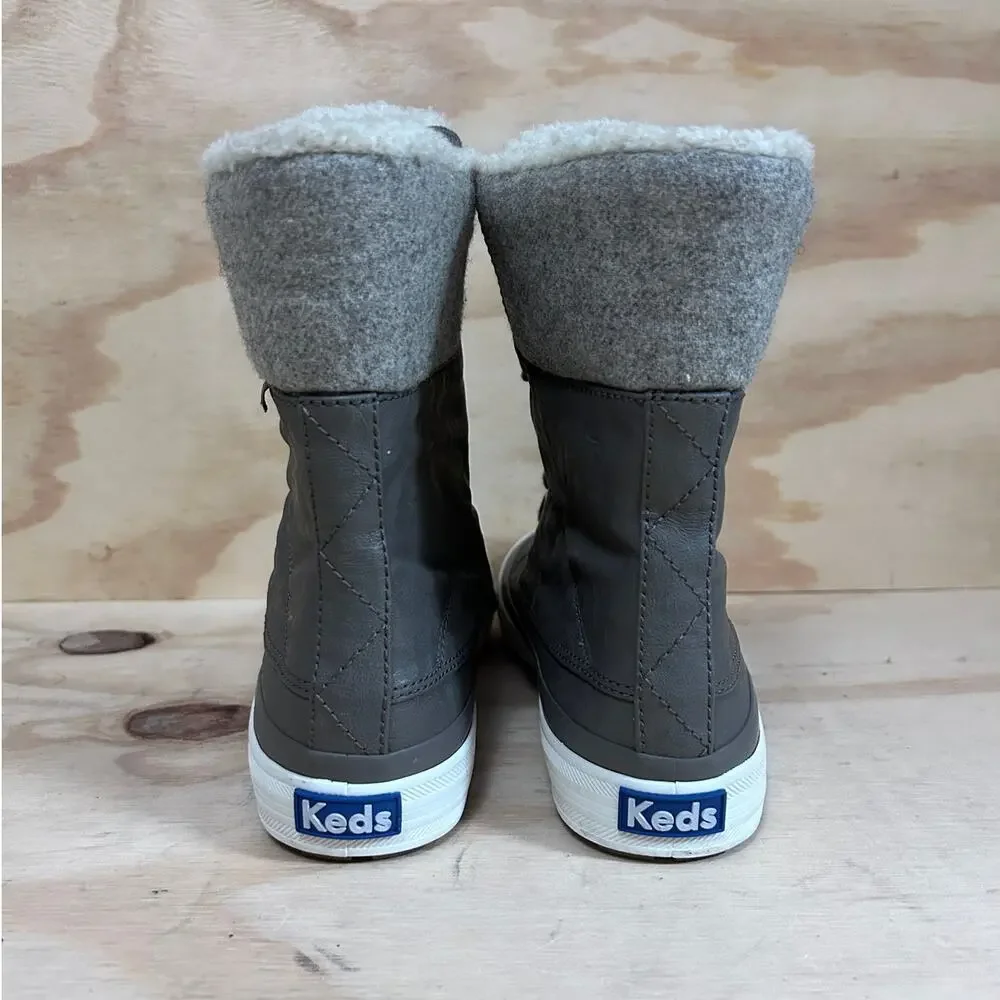 Keds - Juliet High Top - Winter Boots - Gray - Women's - 8 - WF55478